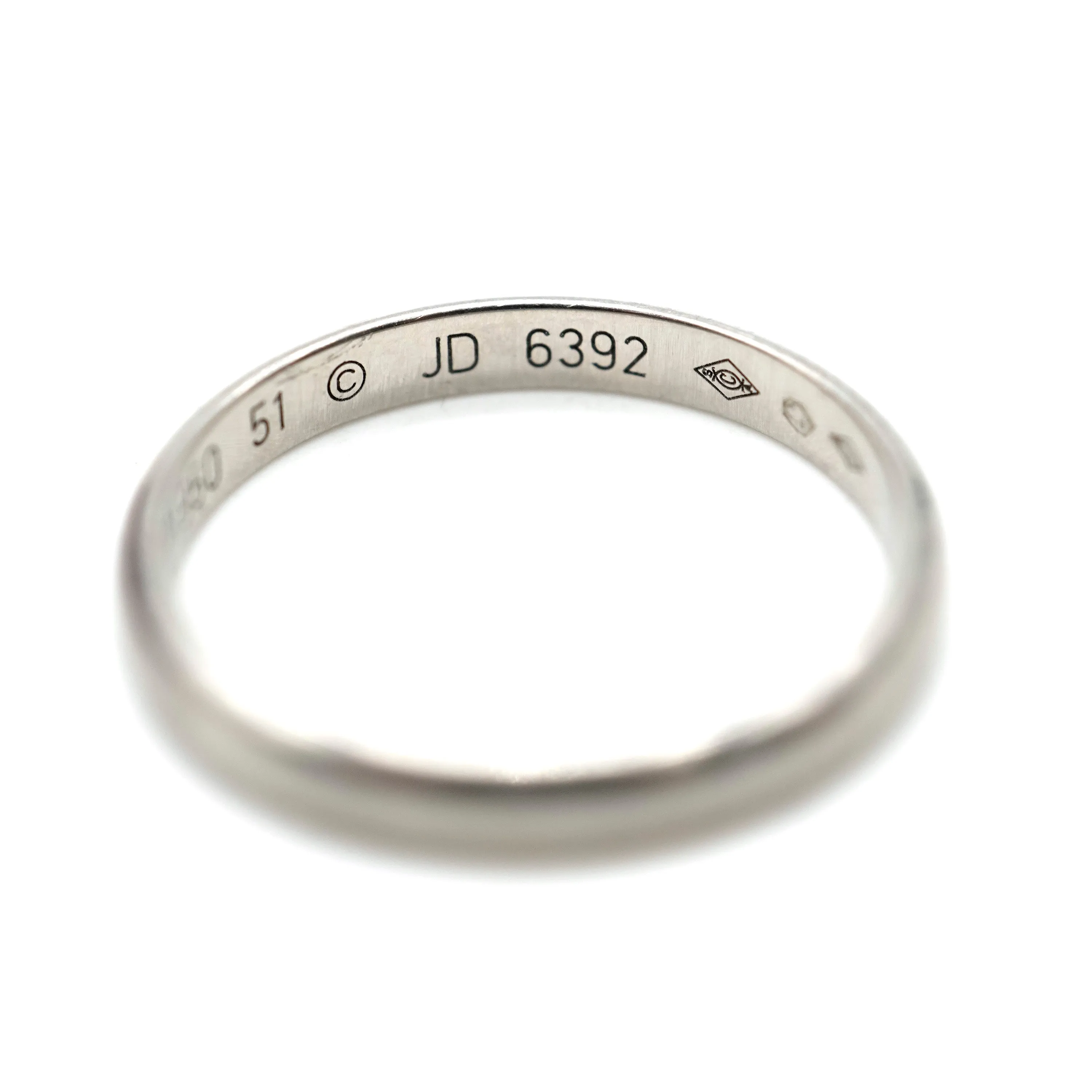 1895 2.5mm Wedding Band in Platinum