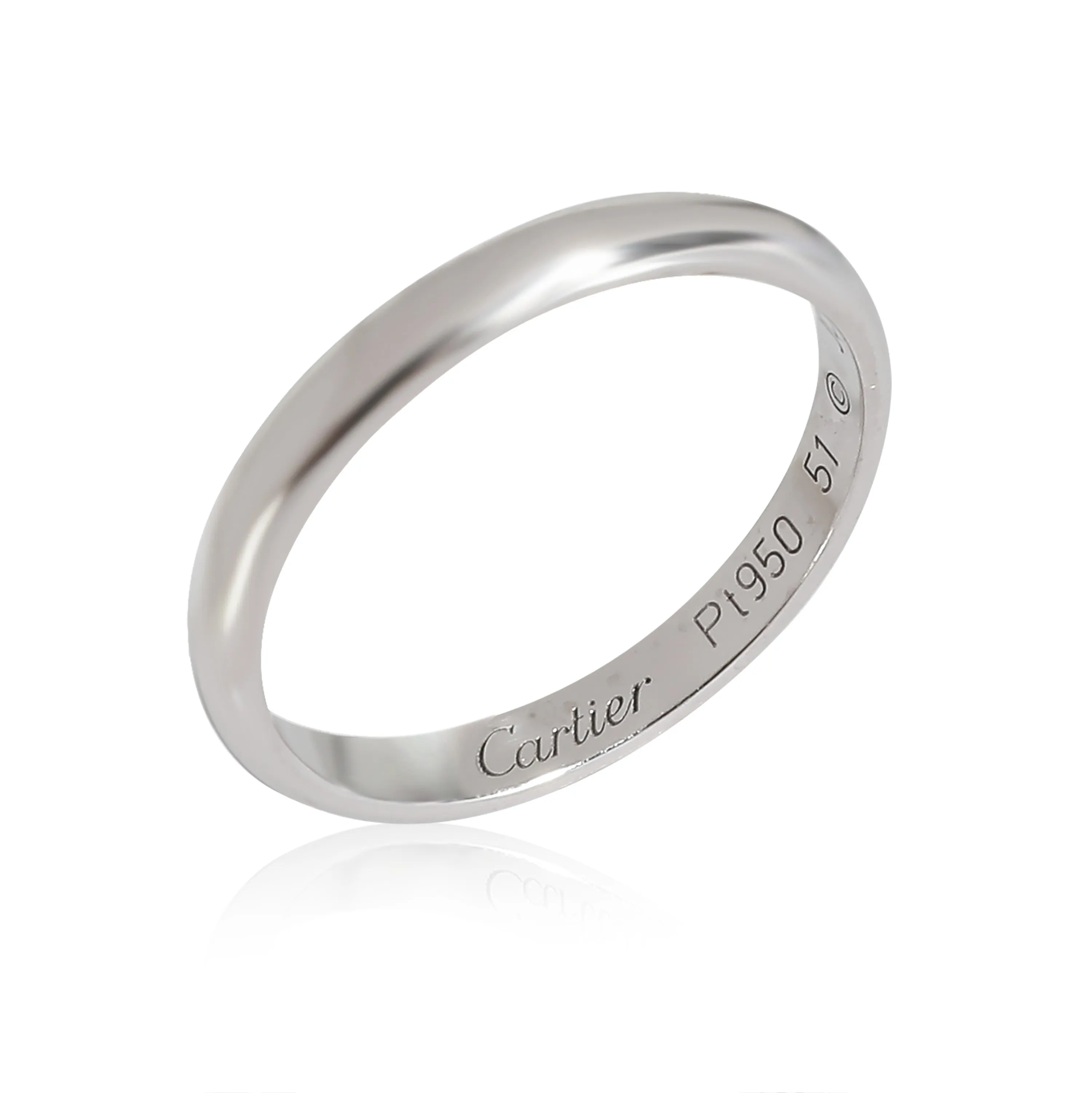 1895 2.5mm Wedding Band in Platinum