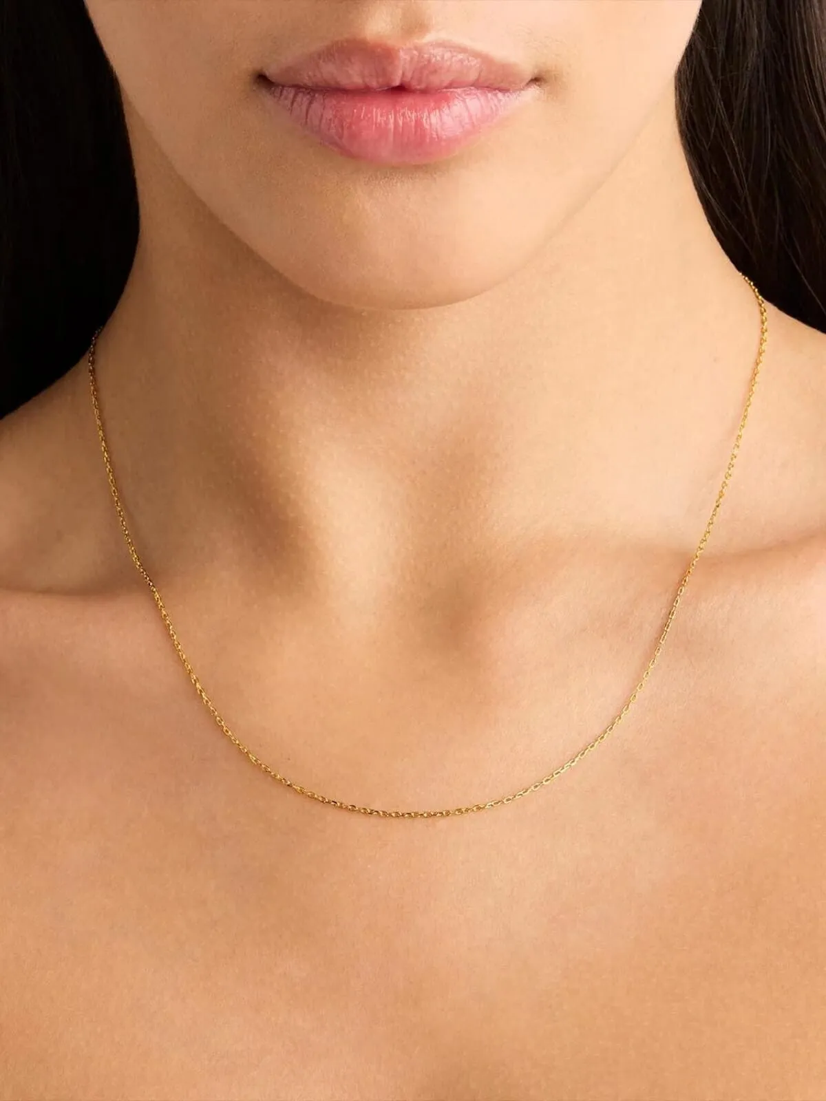 18" Signature Chain Necklace - 18k Gold