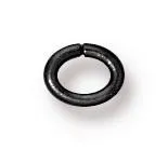 3x2mm Black Oval Jump Rings (Approx 500 pieces)