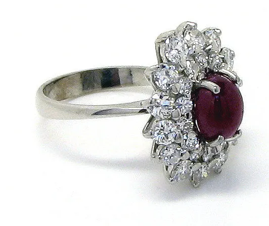 4.17ct Ruby & Diamond Ring