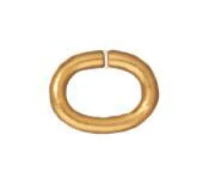 4x3mm Gold Plated Oval Jump Rings (Approx 500 pieces)