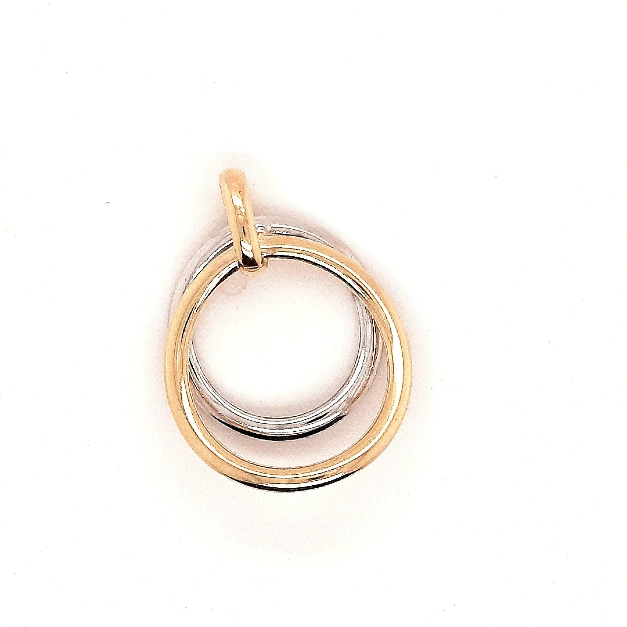 9ct Yellow & White Gold Pendant