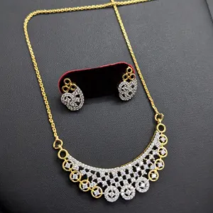 Aamrapali Gold  Plated American Diamond Chain Pendant