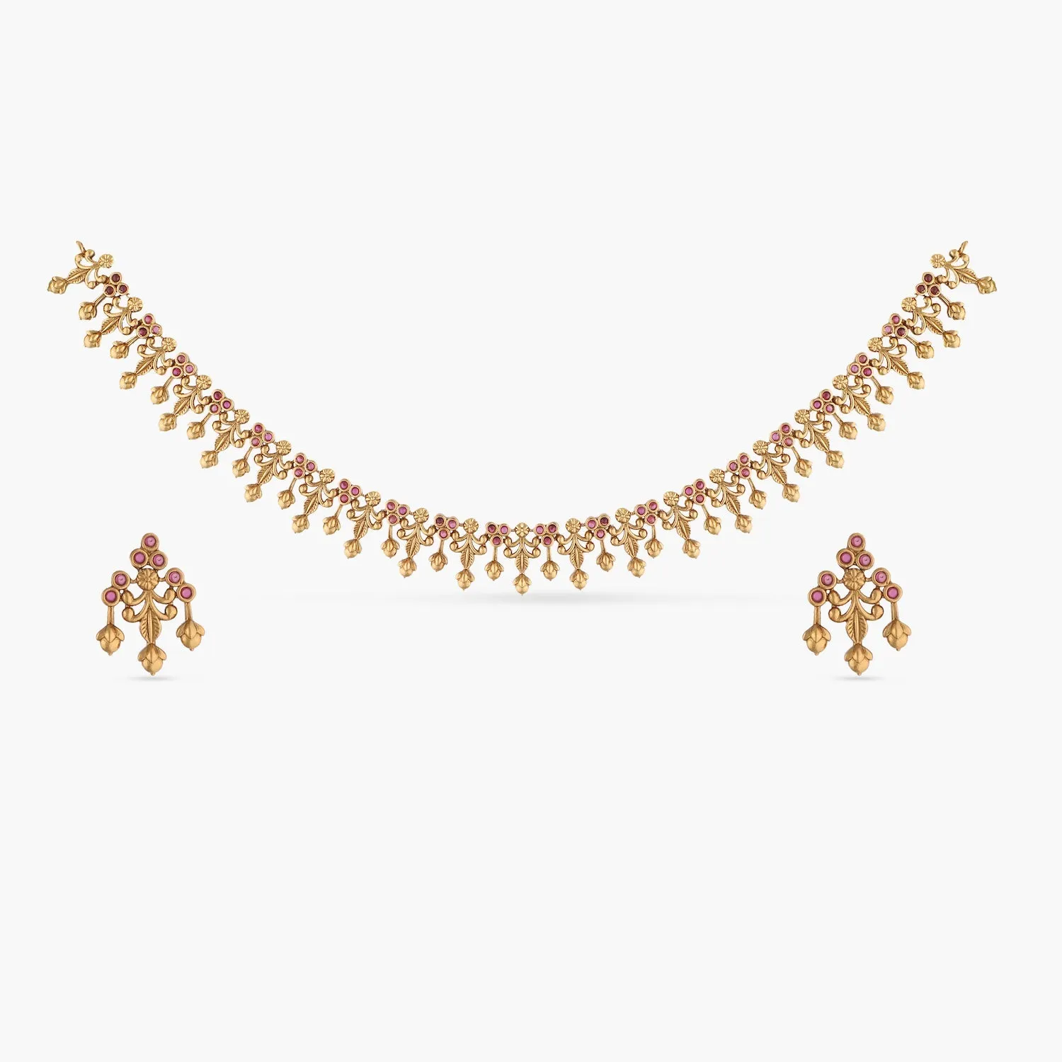 Alala Gold Plated Tribal Necklace Set