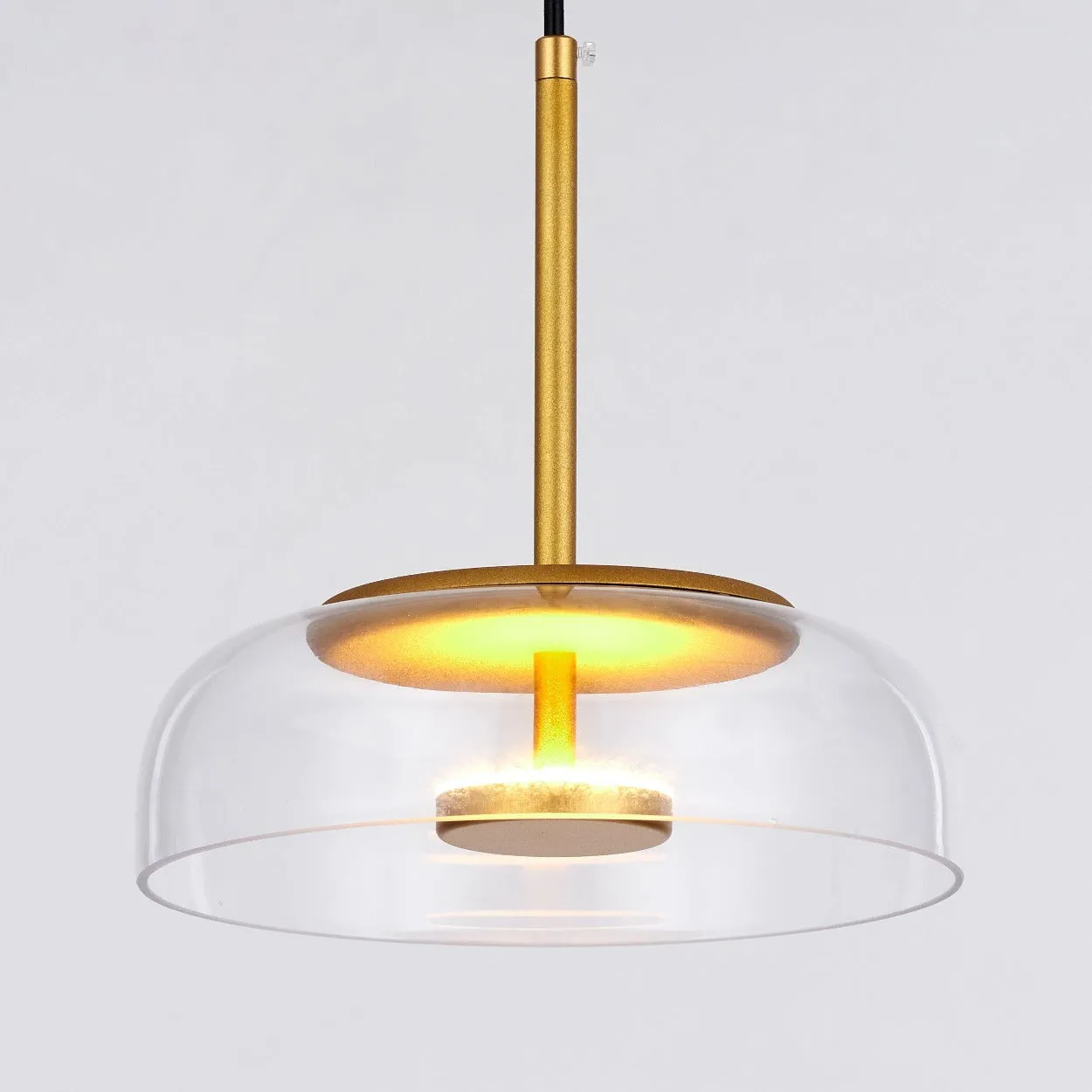 ANKUR HALO WIDE GLASS LED PENDANT LIGHT