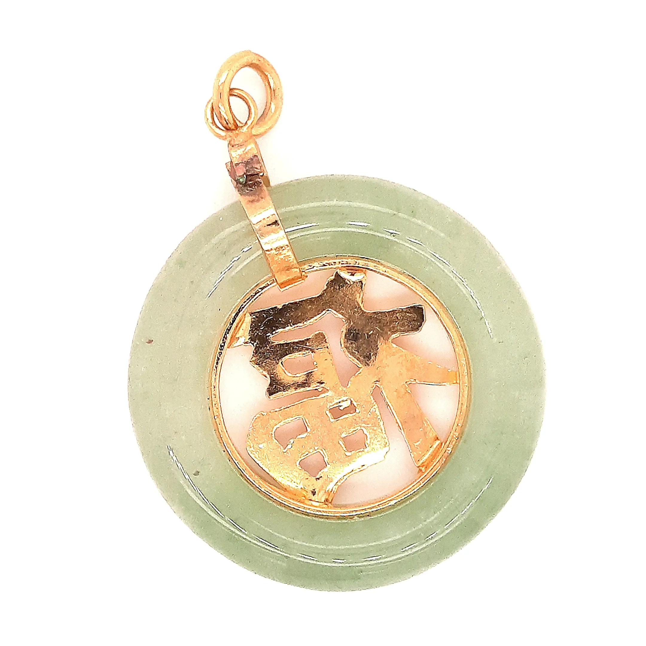 Aventurine Gold Plated Pendant