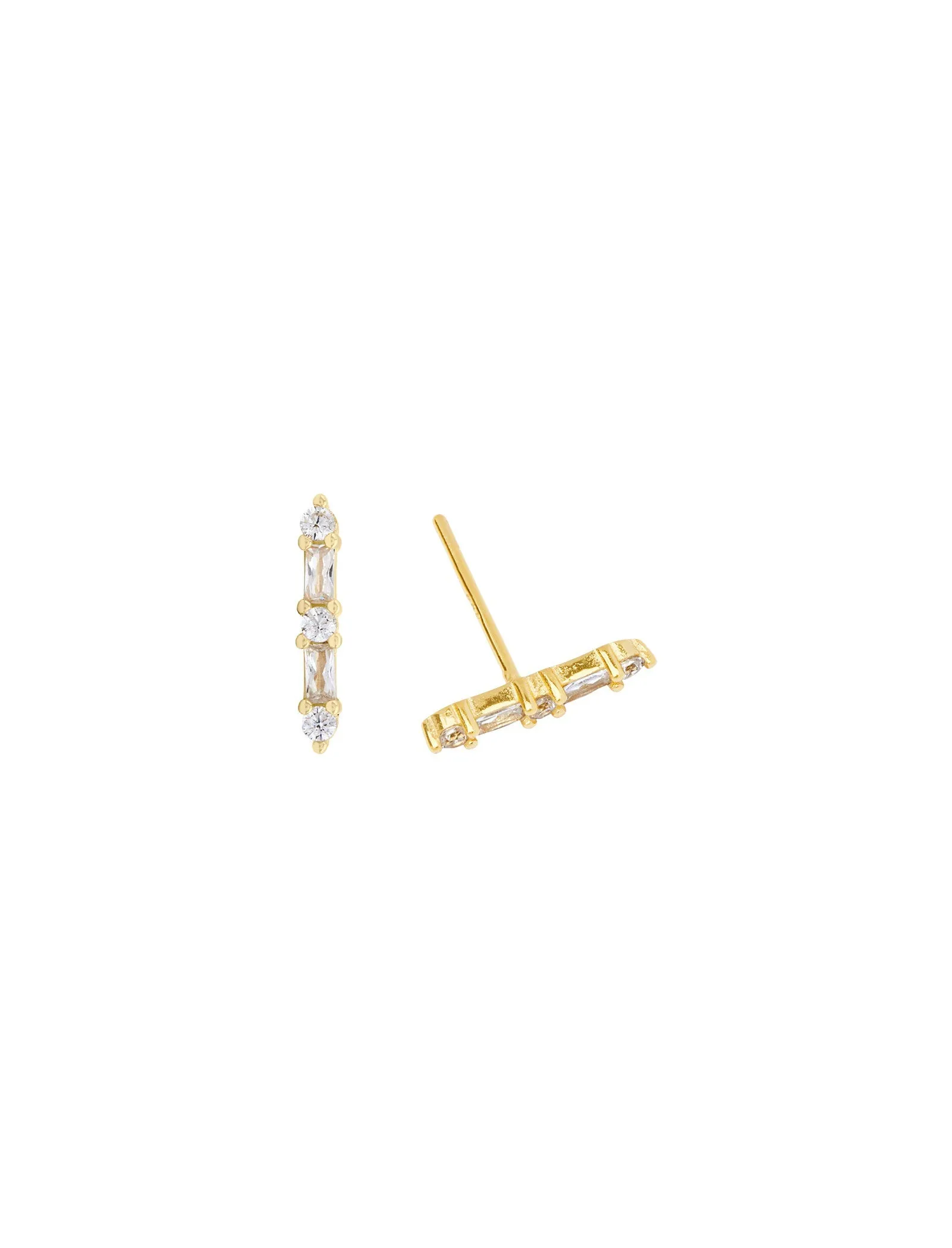 Baguette Studs