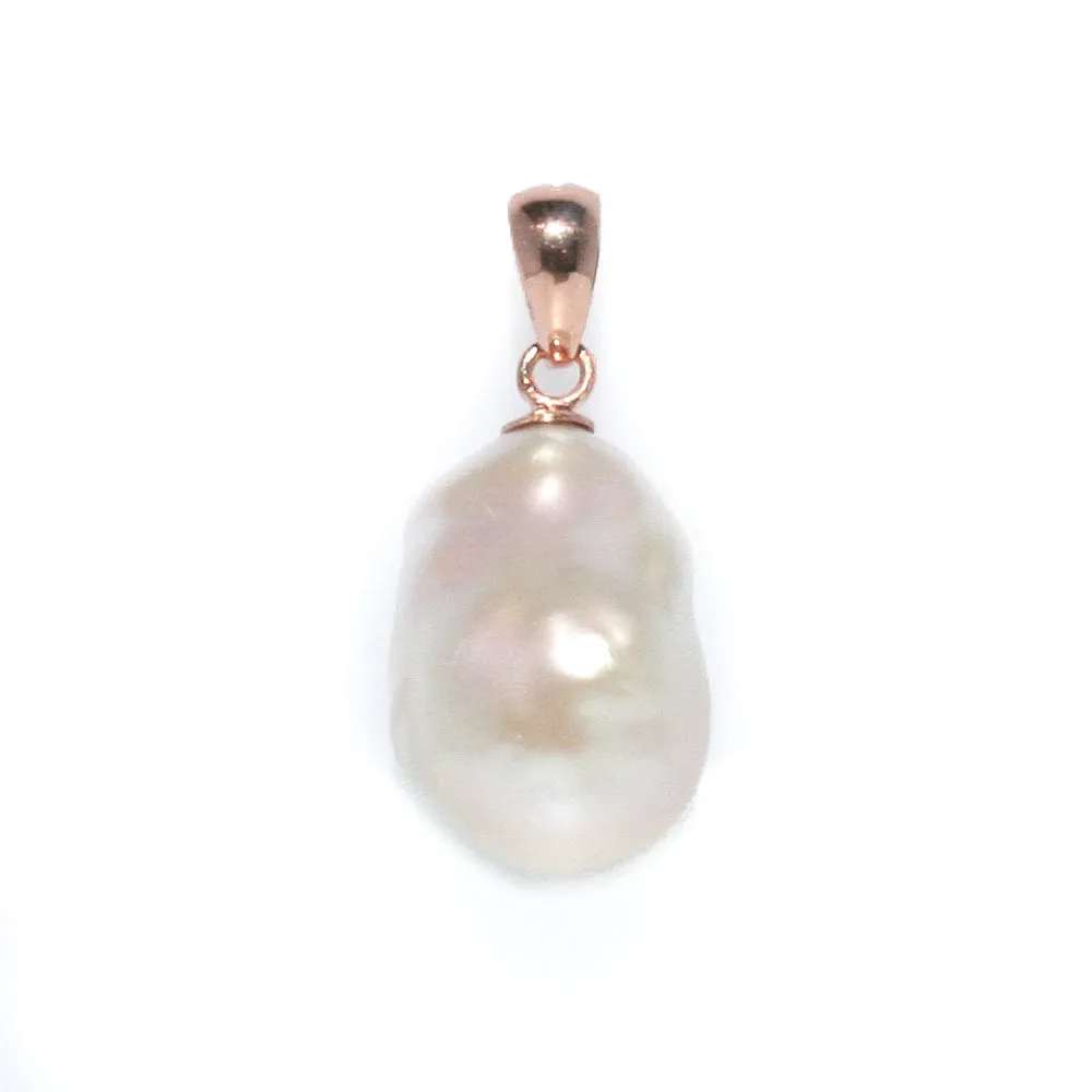 Baroque Pearl Pendant 9ct Rose Gold