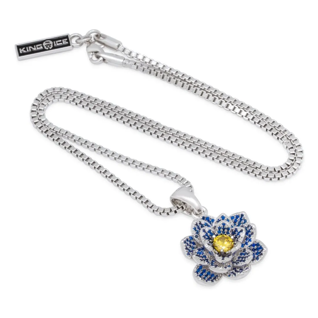 Blue Lotus of Wisdom Necklace