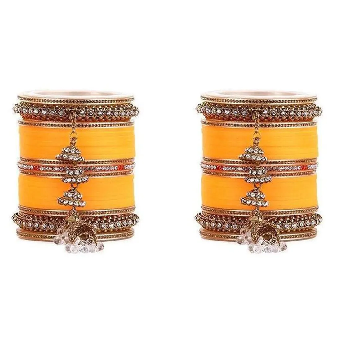 Bridal Bangles Set, Indian Jewelry, Latkan Bangles