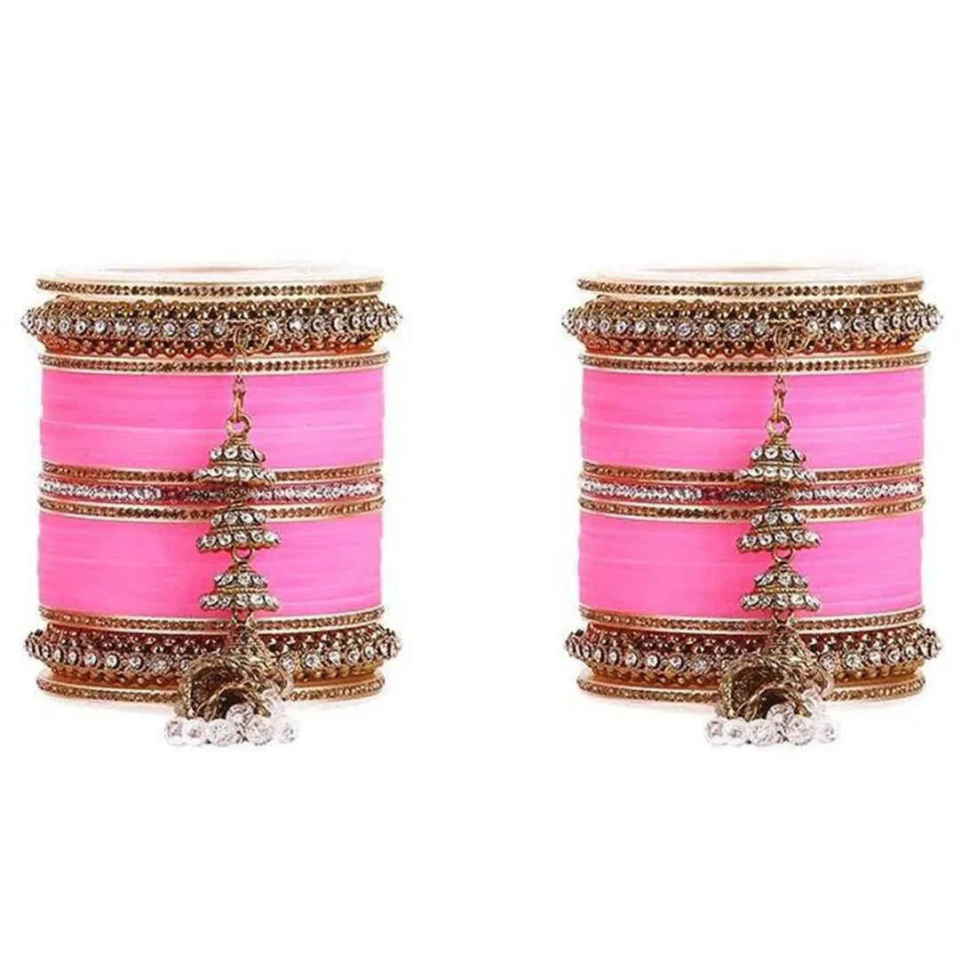 Bridal Bangles Set, Indian Jewelry, Latkan Bangles