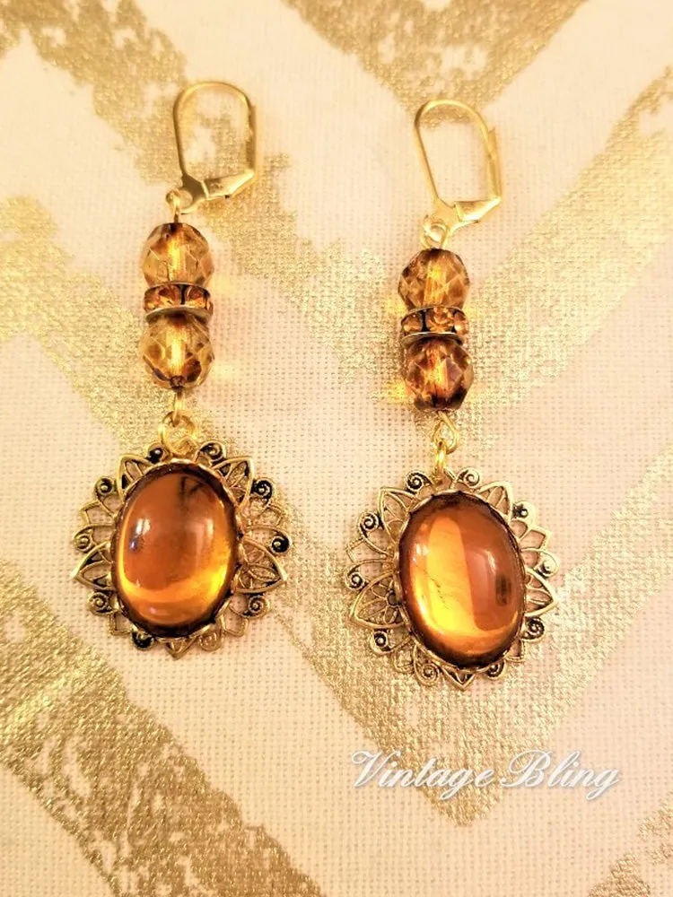 Butterscotch Earrings