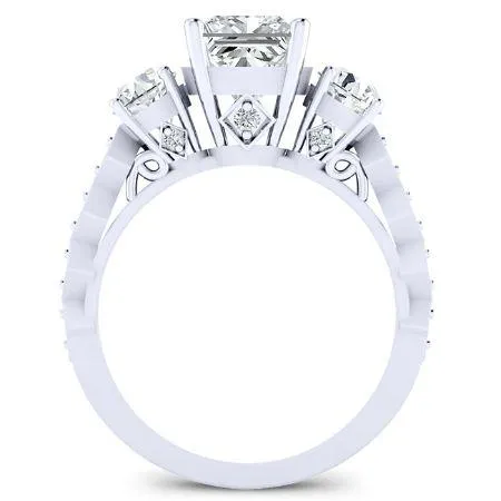 Calix - Princess Lab Diamond Engagement Ring (IGI Certified)