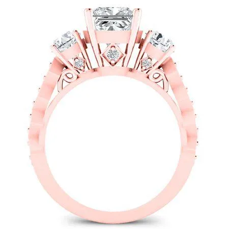 Calix - Princess Lab Diamond Engagement Ring (IGI Certified)