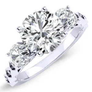 Calix - Round Lab Diamond Engagement Ring (IGI Certified)