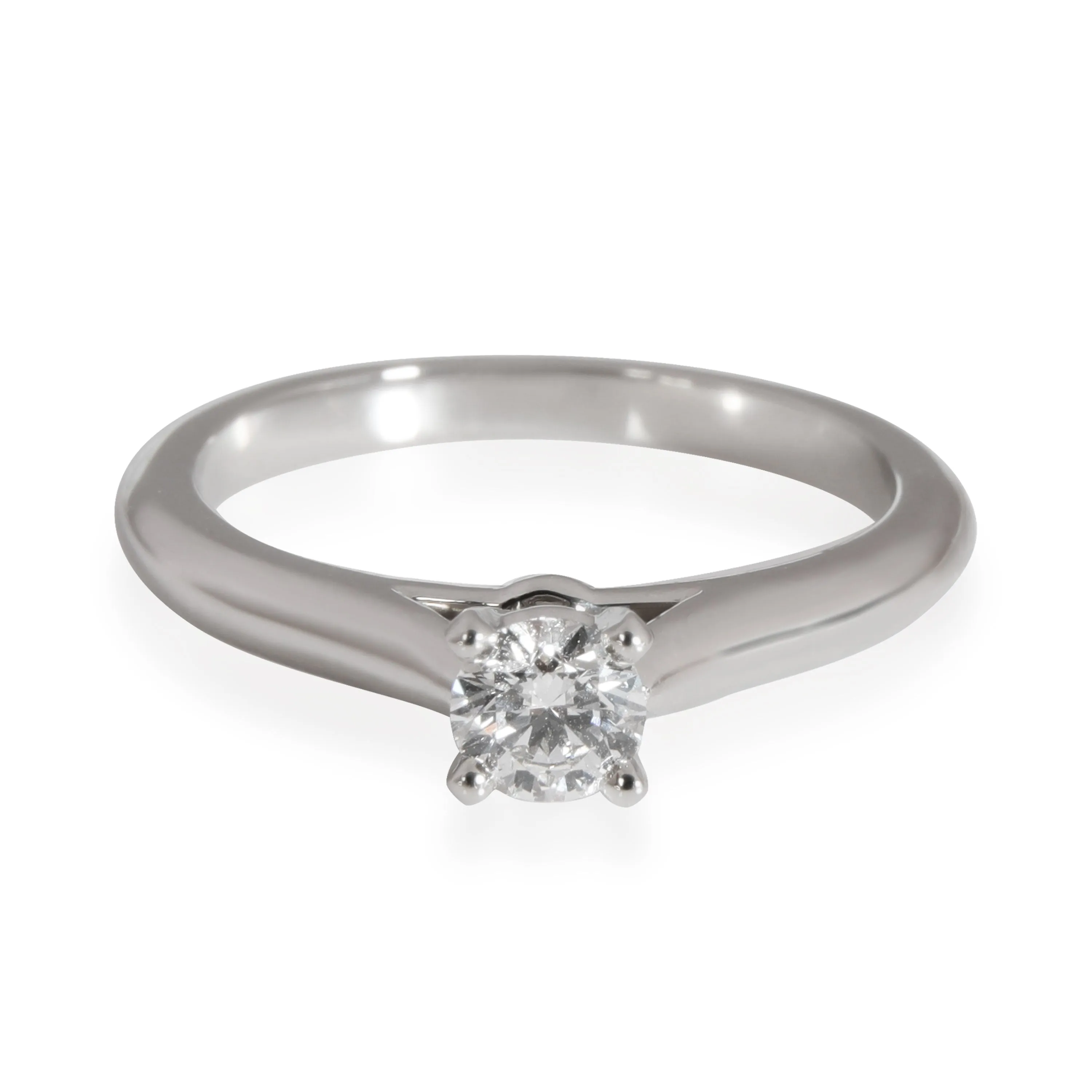 Cartier 1895 Diamond Solitaire Engagement Ring in  Platinum E VS1 0.23 CTW