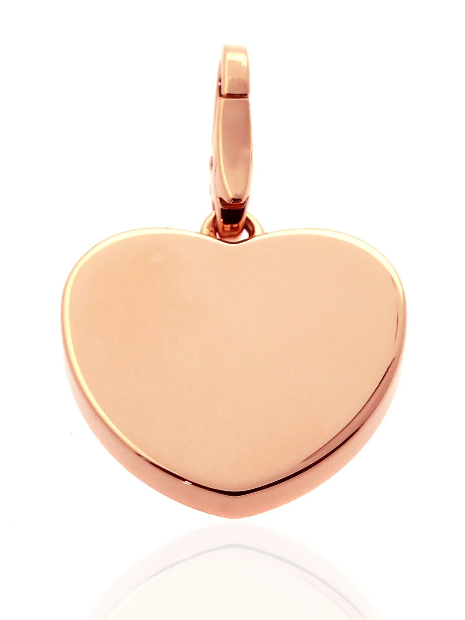 Cartier Heart Labyrinth Charm Pendant Rose Gold