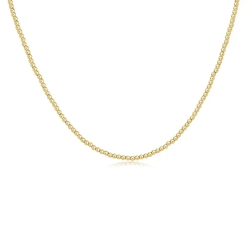 choker classic gold 2mm bead by enewton