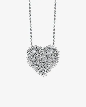 Classic Diamond Large Heart Pendant