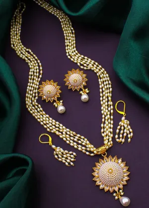 CLASSIC FLORET MOTI NECKLACE