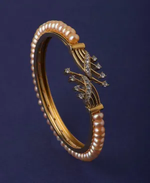 Delightful Real Pearl Bangle