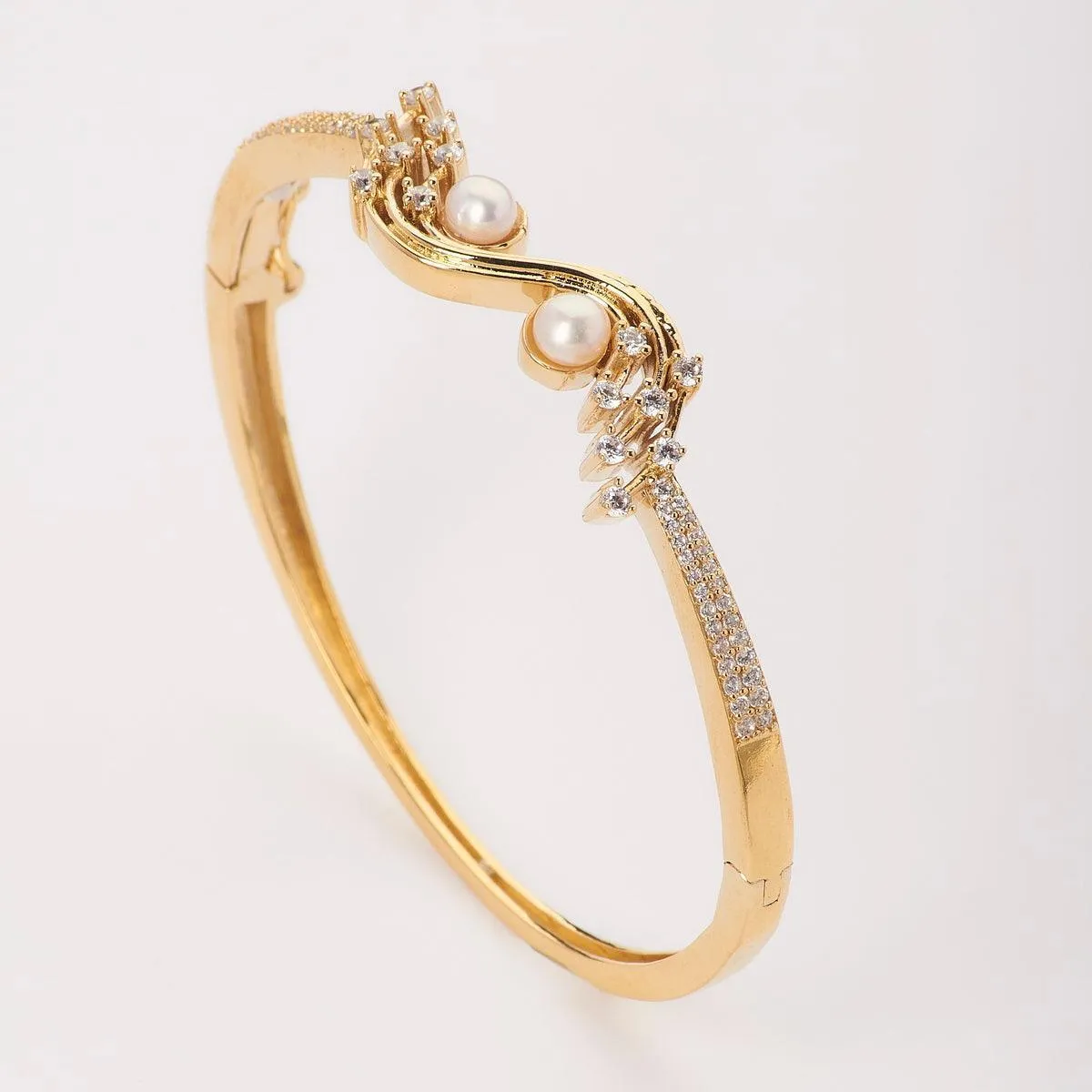 Delightful Real Pearl Bangle