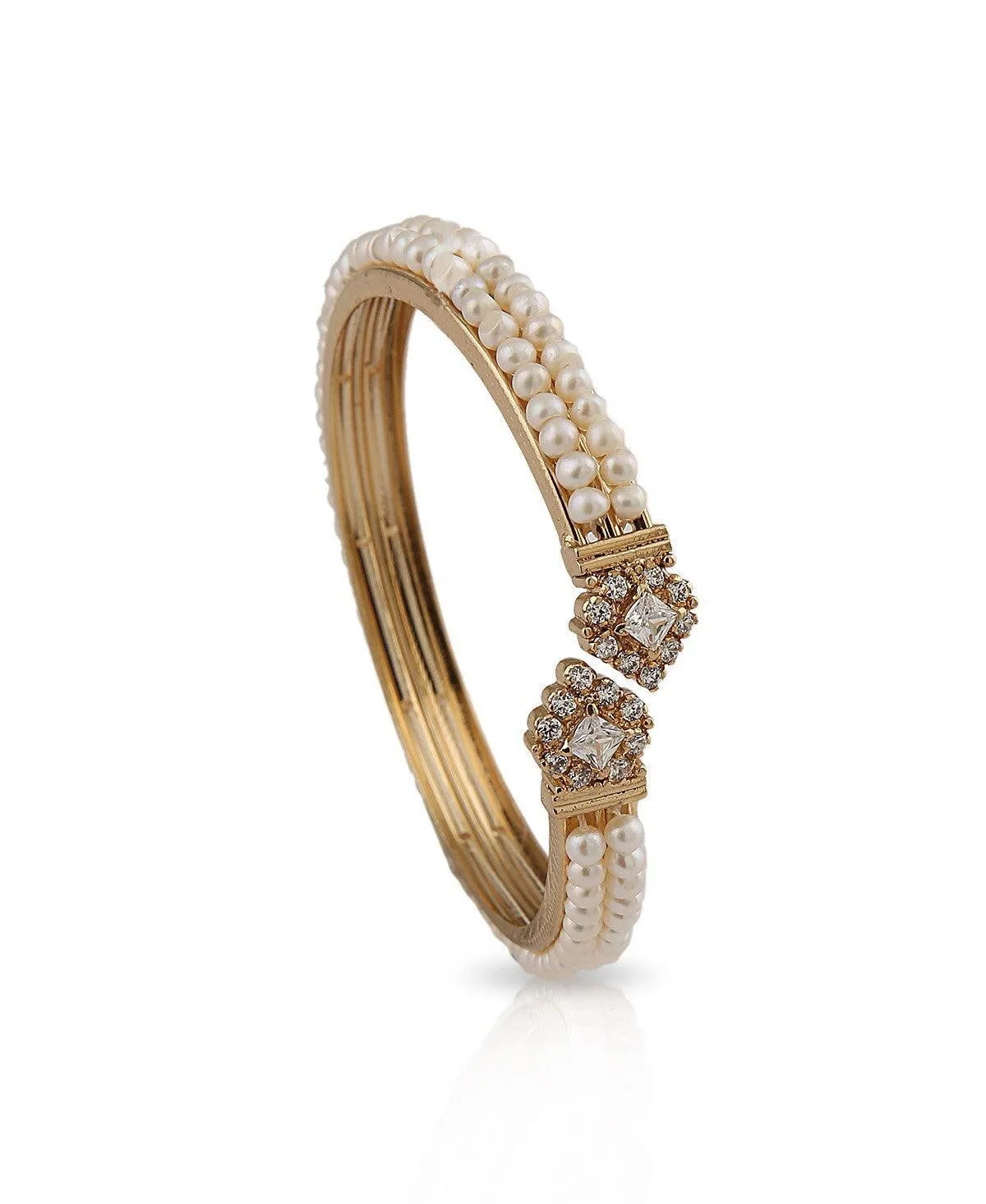 Delightful Real Pearl Bangle