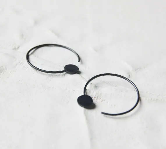 Dot hoop earrings N°21