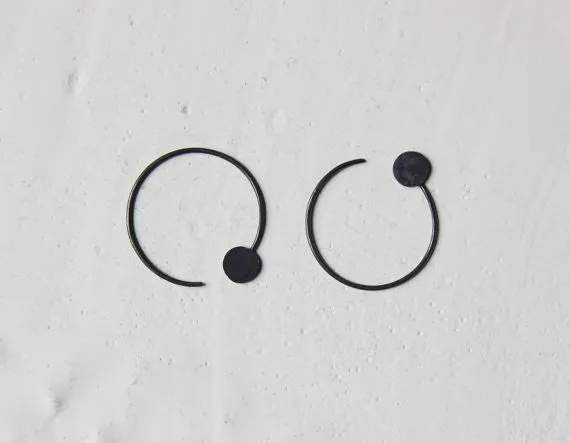 Dot hoop earrings N°21