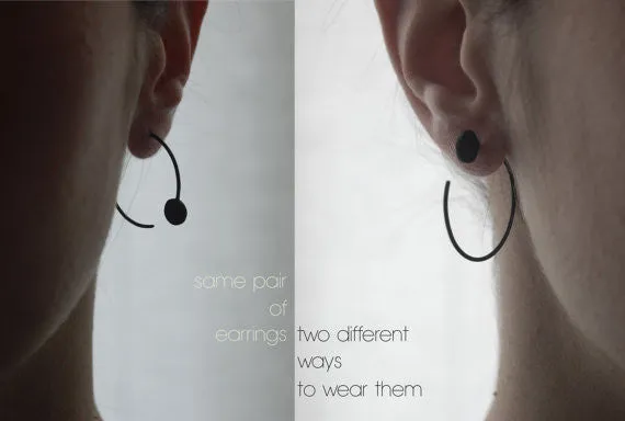 Dot hoop earrings N°21