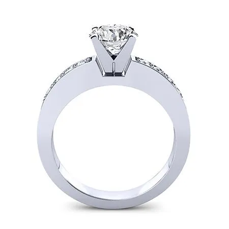 Eliza - Cushion Moissanite Engagement Ring