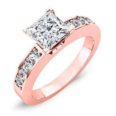 Eliza - Princess Lab Diamond Engagement Ring (IGI Certified)