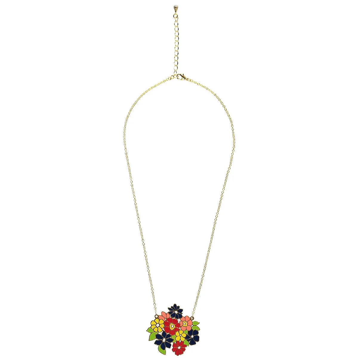 Enamel Necklace - Jean Flowers