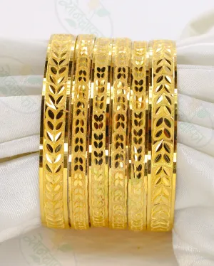 FANCY LEAF DESIGNER BANGLES