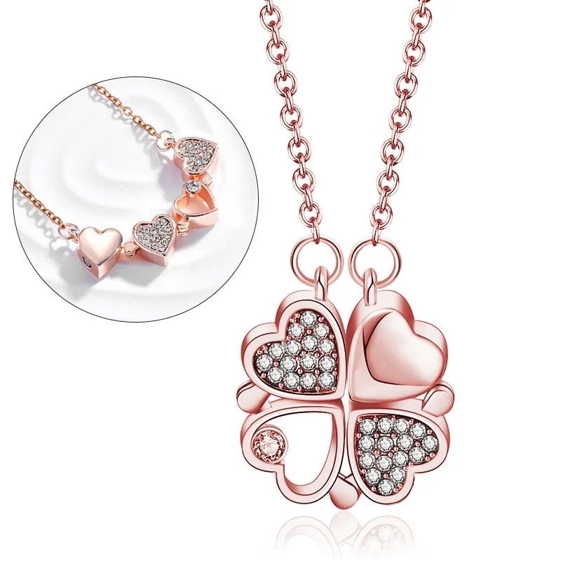 Fashion Fantasy Clover Necklace for Women Elegant Ladies Party Pendant