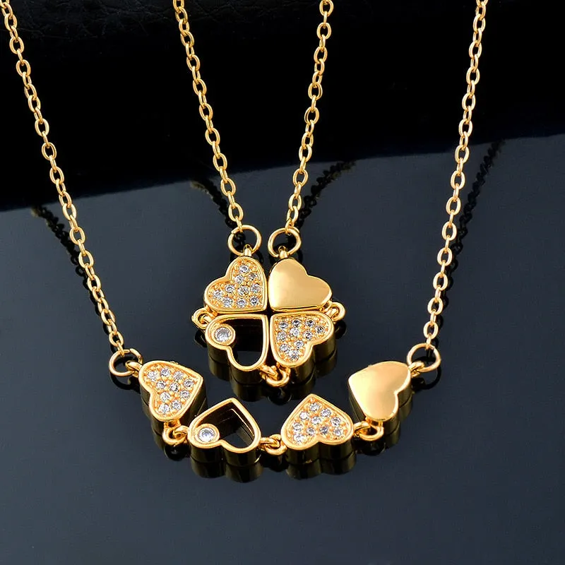 Fashion Fantasy Clover Necklace for Women Elegant Ladies Party Pendant