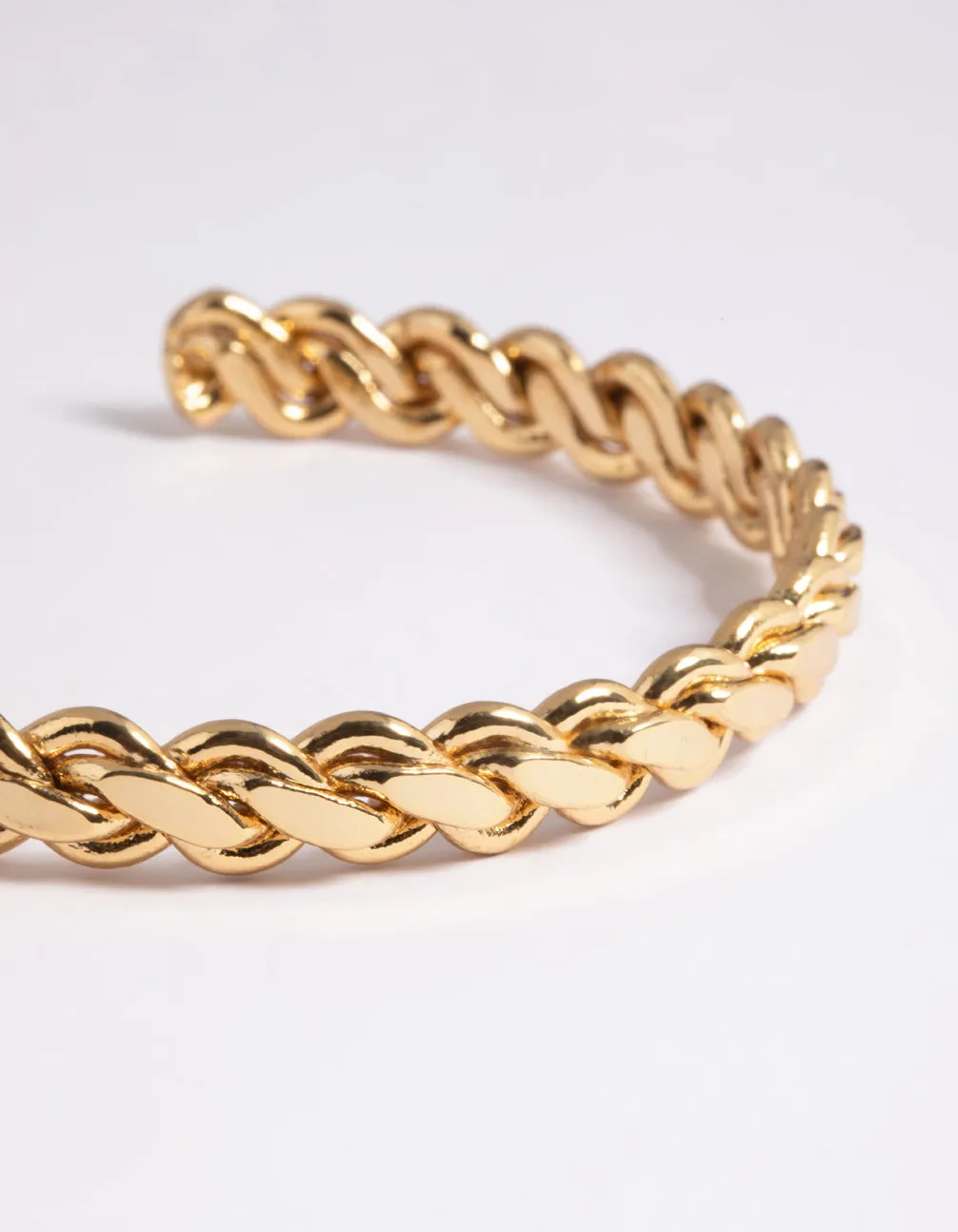 Gold Plated Woven Bracelet