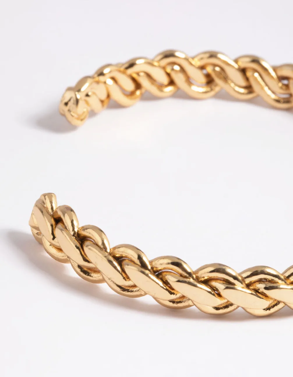 Gold Plated Woven Bracelet