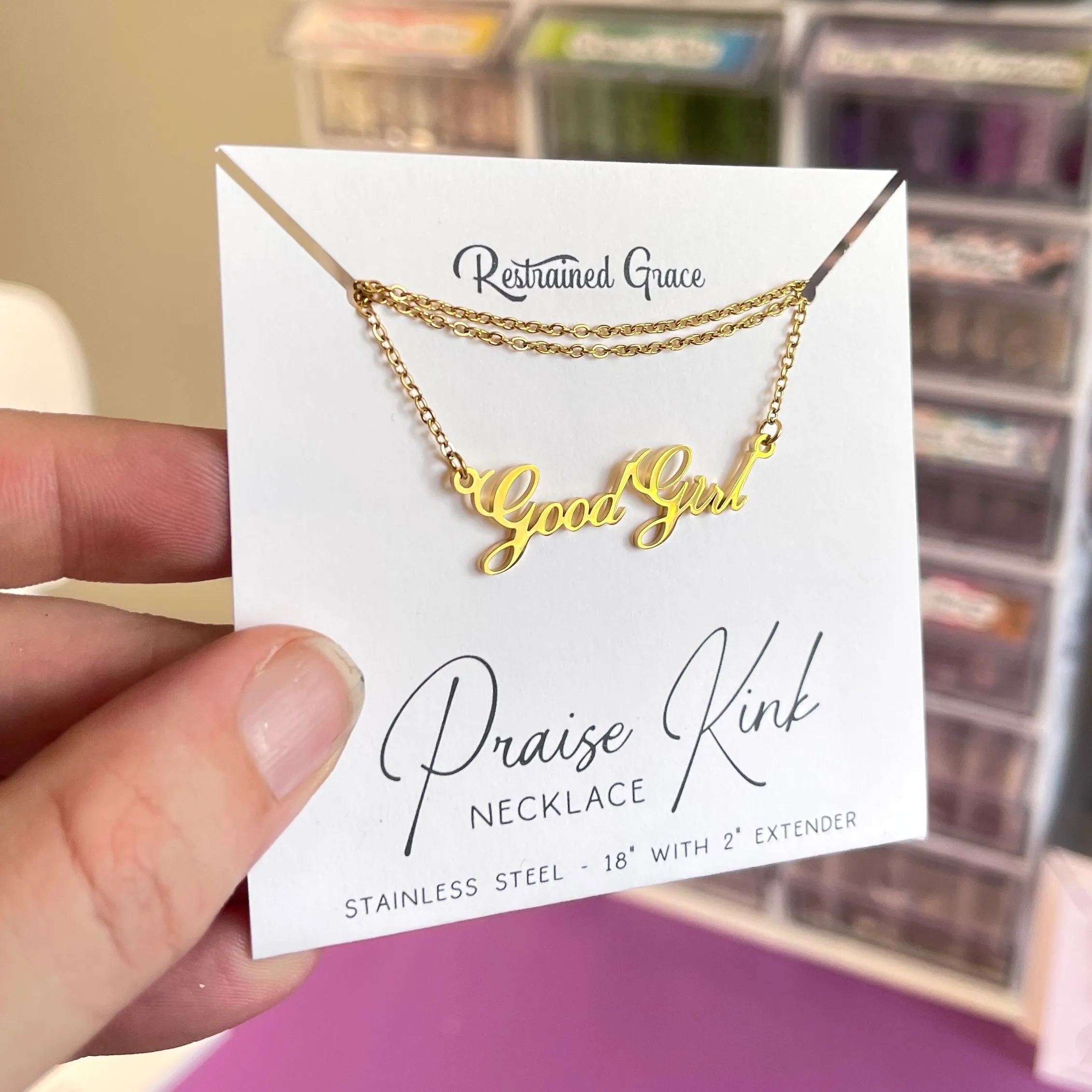 Good Girl - Praise Kink Necklace