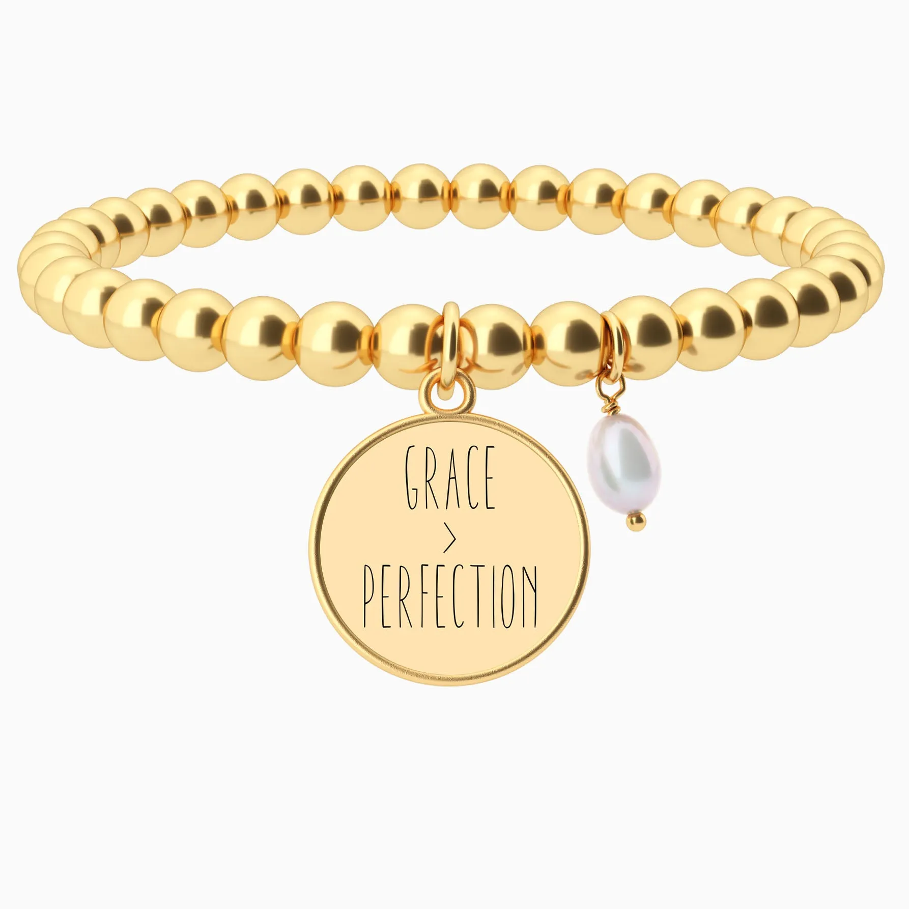 Grace > Perfection - Beaded Bracelet