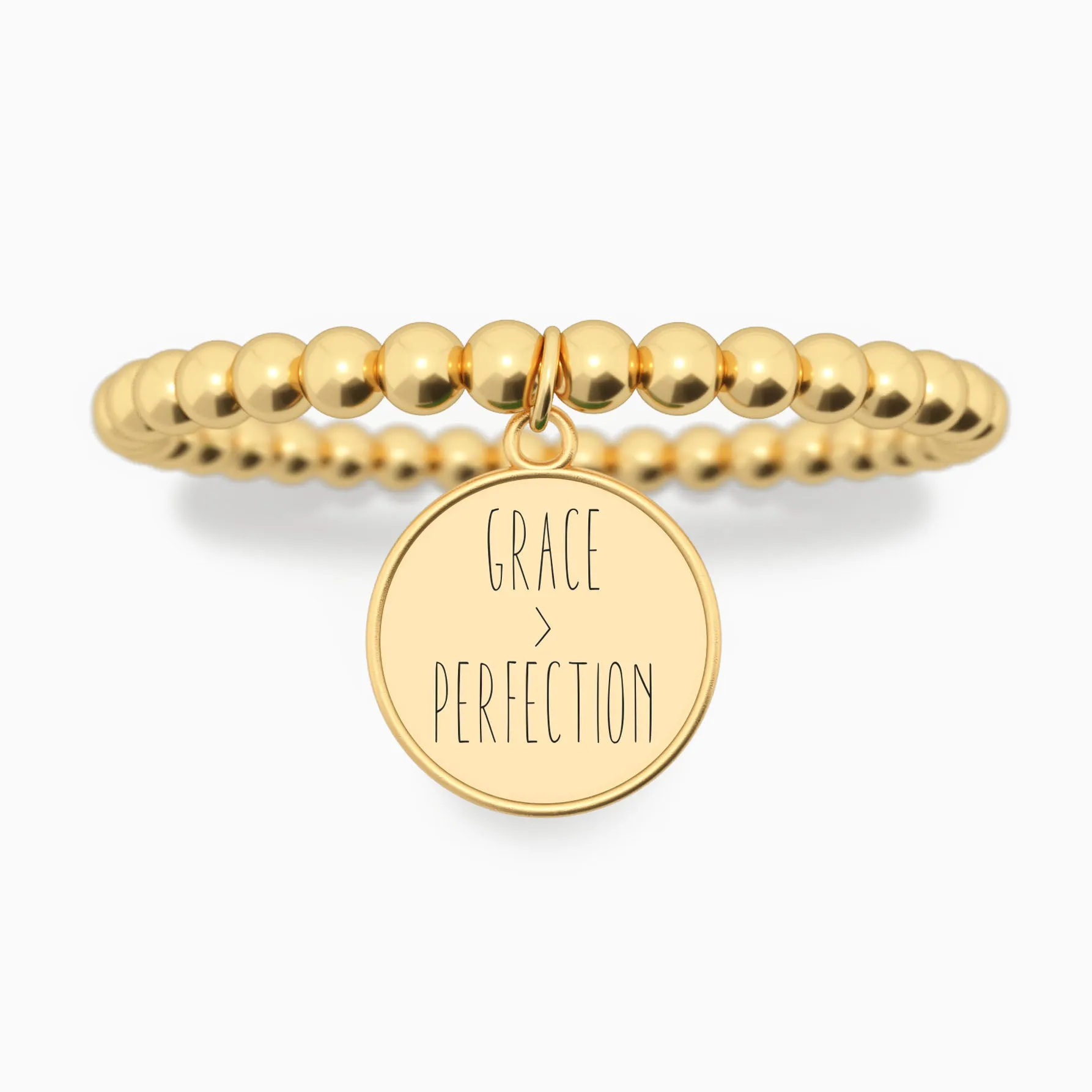 Grace > Perfection - Beaded Bracelet