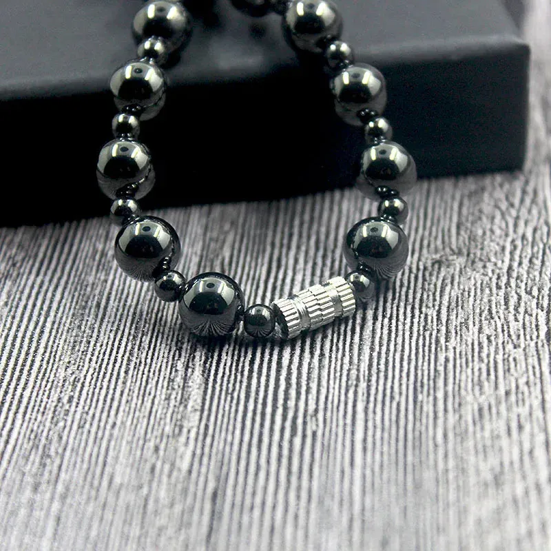 hematite necklace Round Beads Beaded Necklace