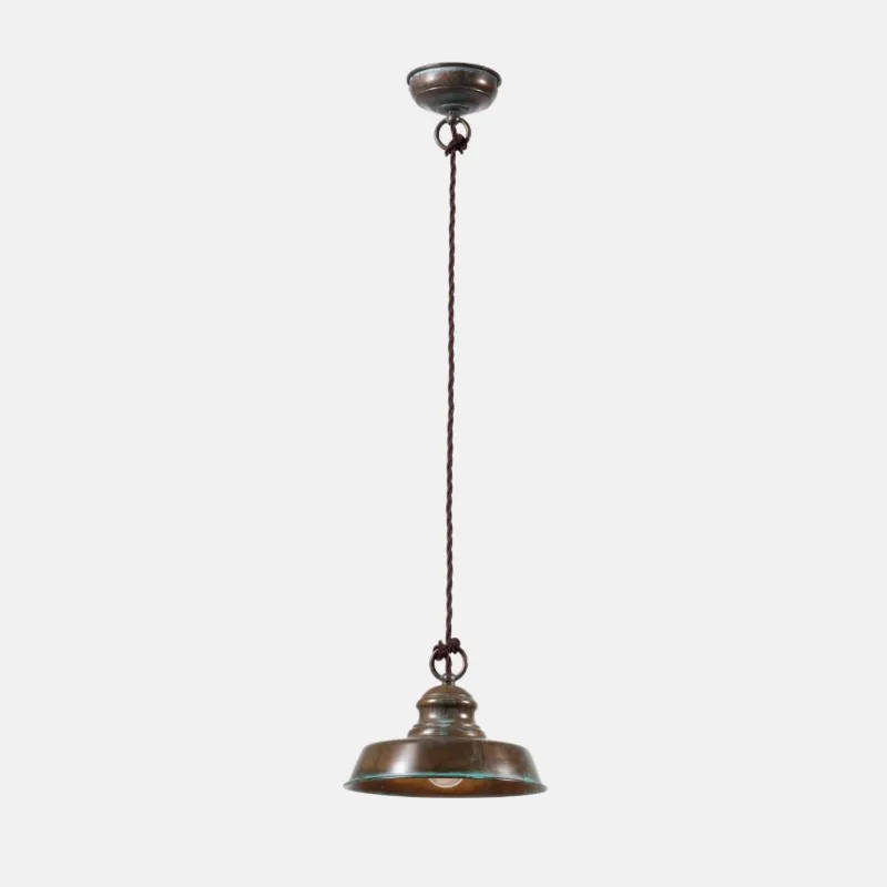 Italian Brass Verdigris Pendant Light | Assorted Configurations