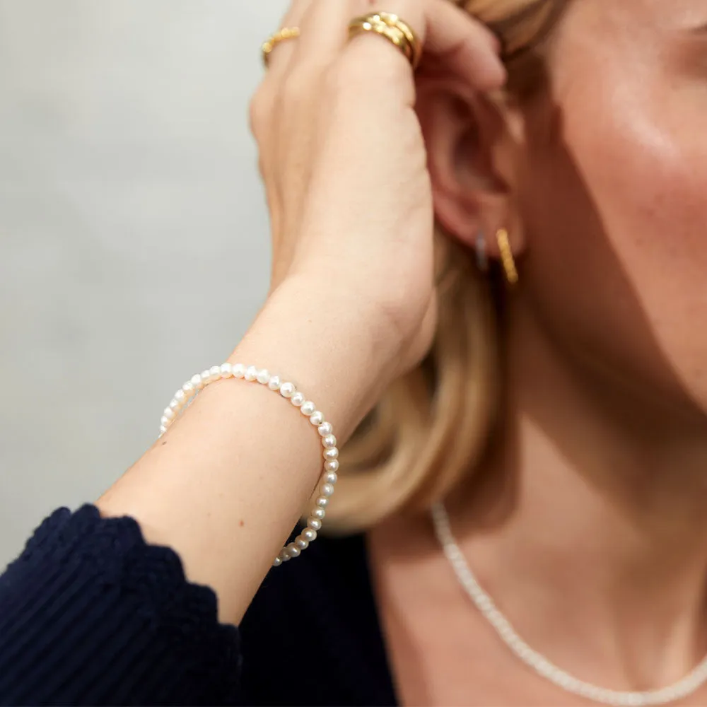 Lexham Freshwater Pearl & Gold Vermeil Bracelet