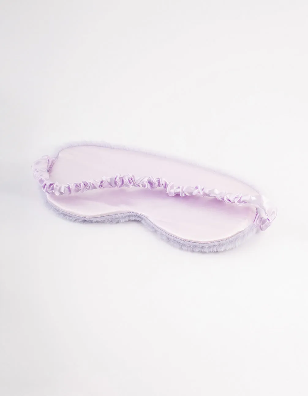 Lilac Fluffy Eye Mask