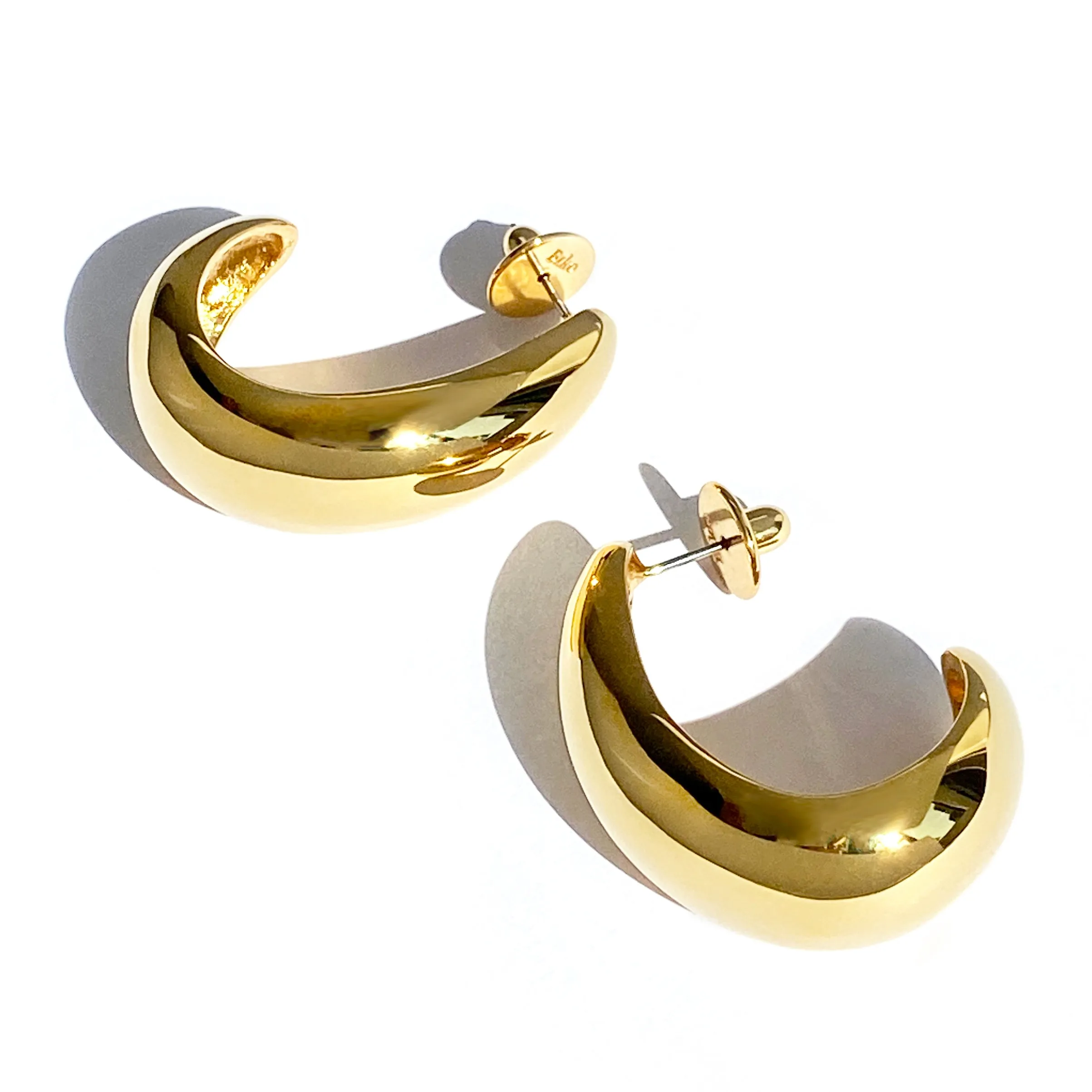 Luna Hoops - Large - Gold