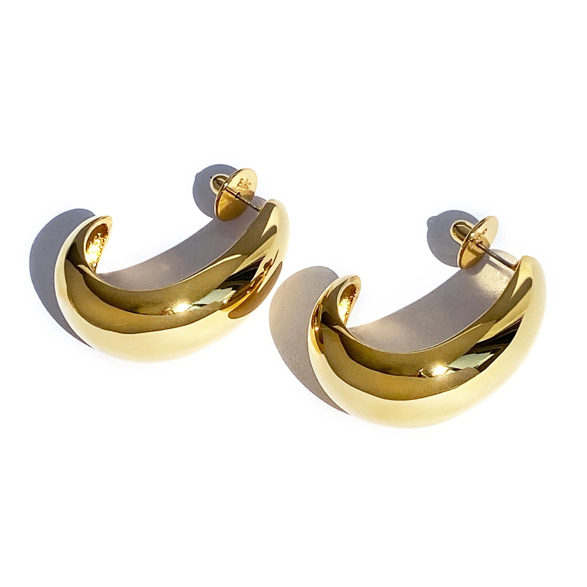 Luna Hoops - Large - Gold