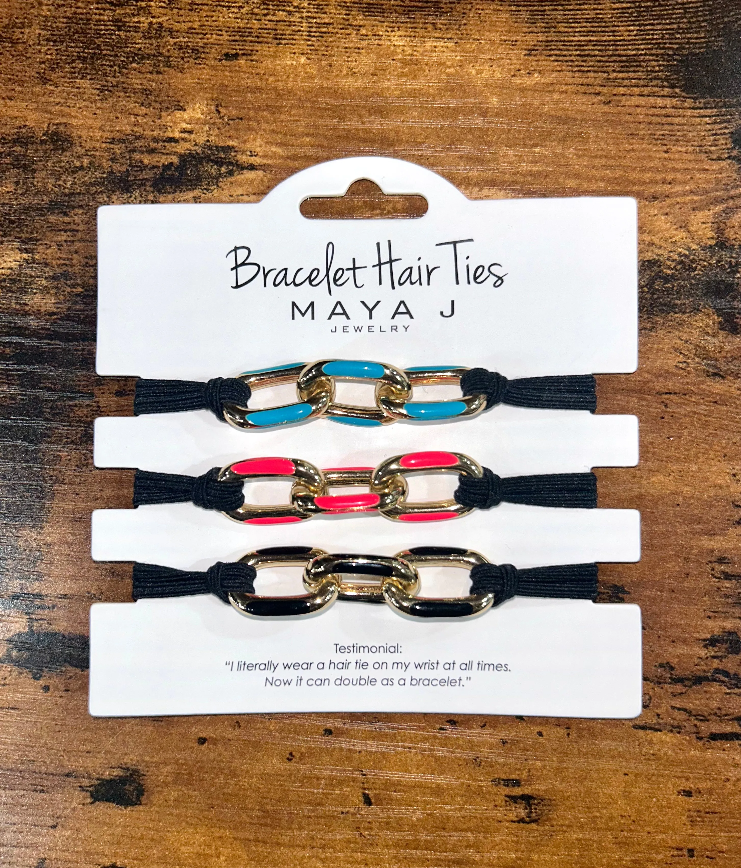 MAYA J Bracelet Hair Ties