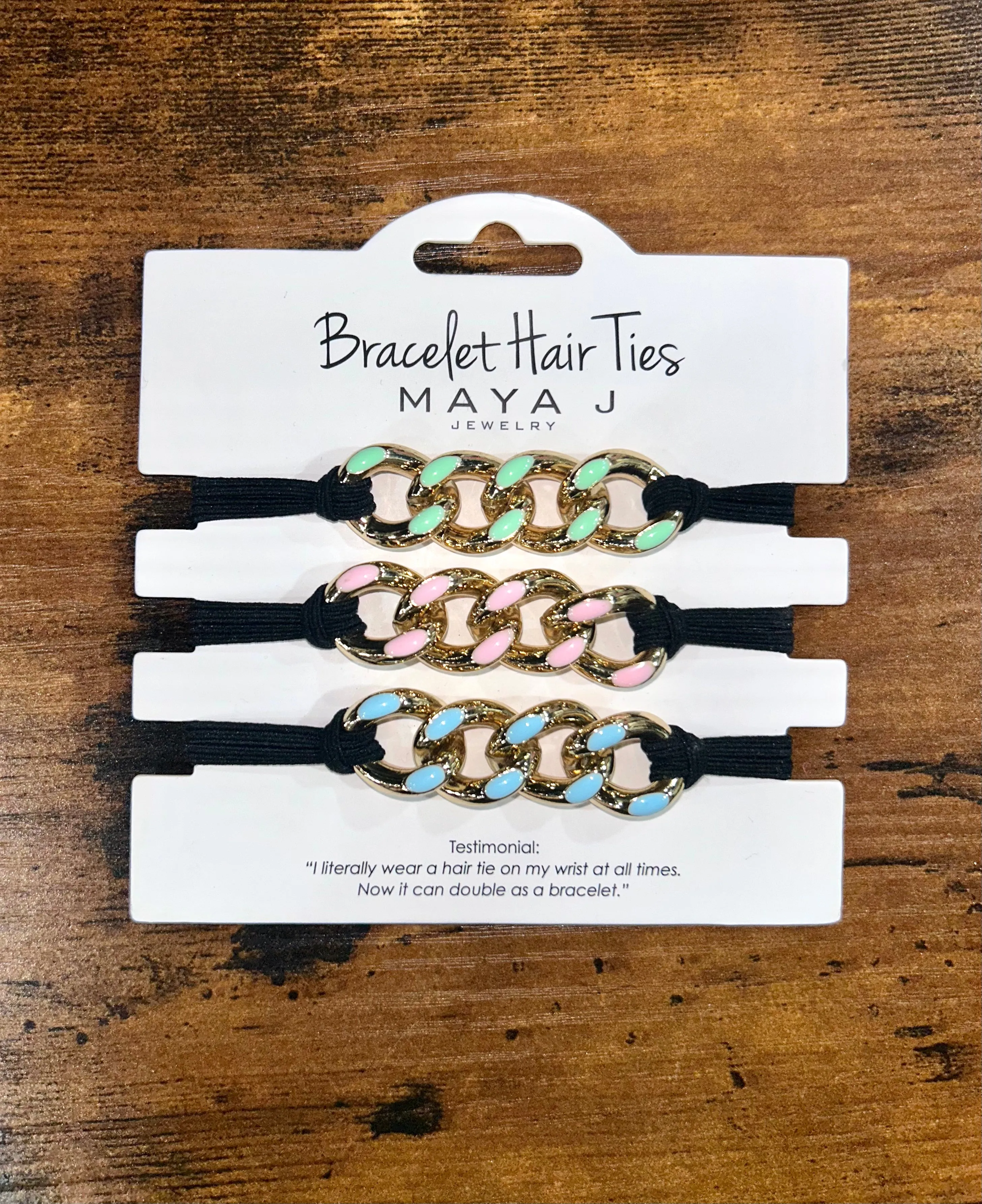 MAYA J Bracelet Hair Ties